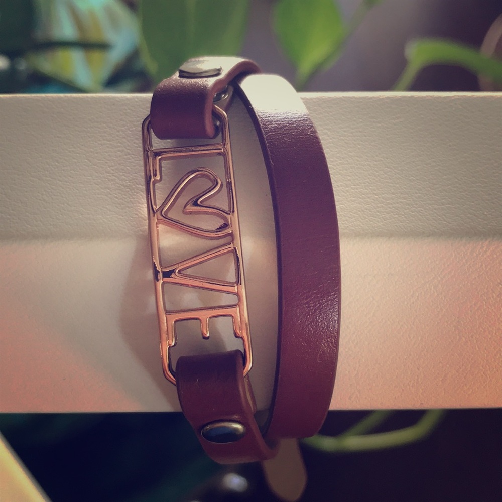 Love wrist wrap bracelet